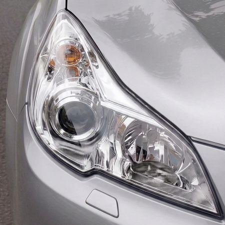 Crystal clear restored headlight on a 2016 Subaru after professional mobile headlight restoration in Bentleigh East.